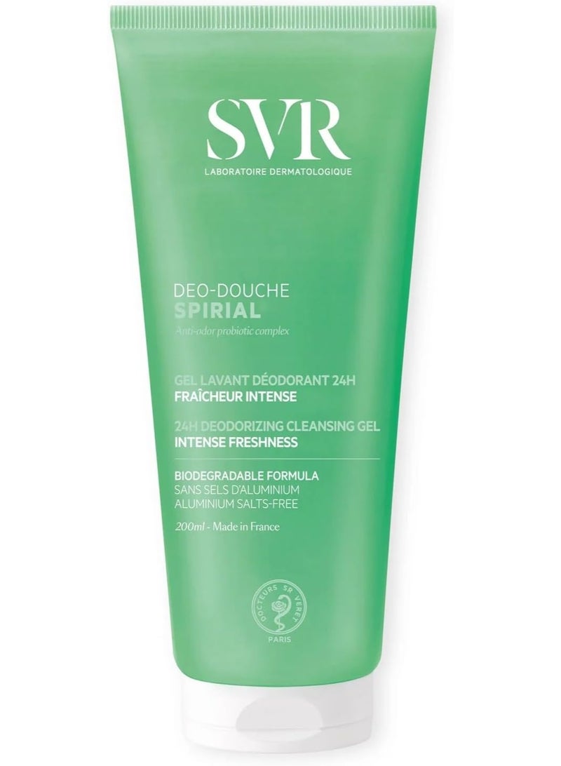 SVR Spirial Deodorant Douche shower Gel 200ml
