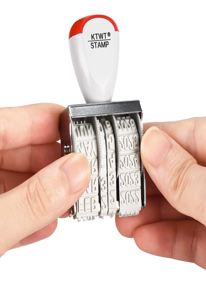 KTWT 1.5" Rubber Stamp Line Dater, Date Stamp, Office Stamp, Rotating Stamp 3/16" (5mm) - Image 5