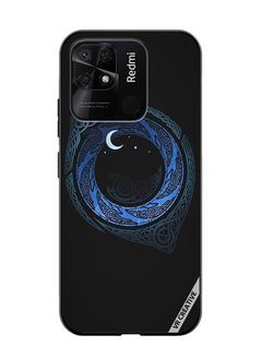 Protective Case Cover For Xiaomi Redmi 10C Moonlight Design Multicolour