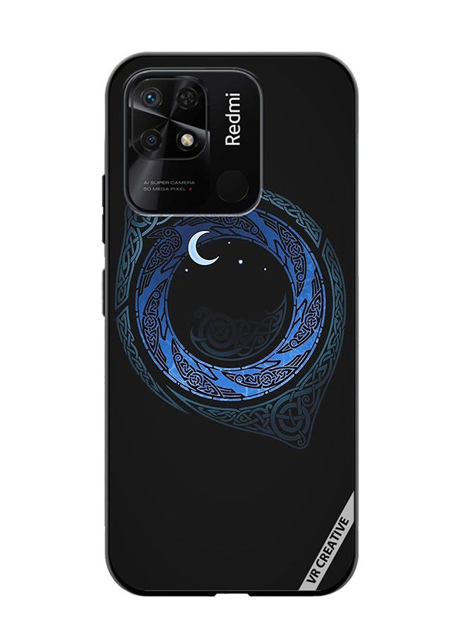 VR CREATIVE - Protective Case Cover For Xiaomi Redmi 10C Moonlight Design Multicolour - Image 1