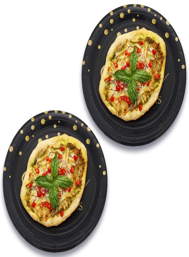 Pandecor 75th Birthday Party Supplies,50 PCS Cheers to 75 Years Disposable 7 Inch Paper Plates Dessert Plates for 75 Years Anniversary Party - Image 4