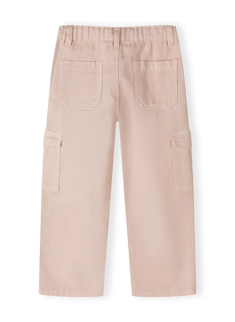 MINOTI Kids Girls Wide Leg Cargo Trousers