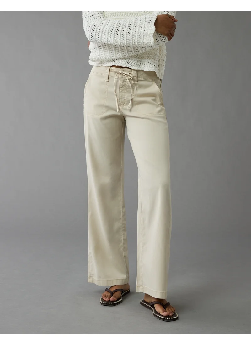 امريكان ايجل AE Stretch Low-Rise Baggy Wide-Leg Pant