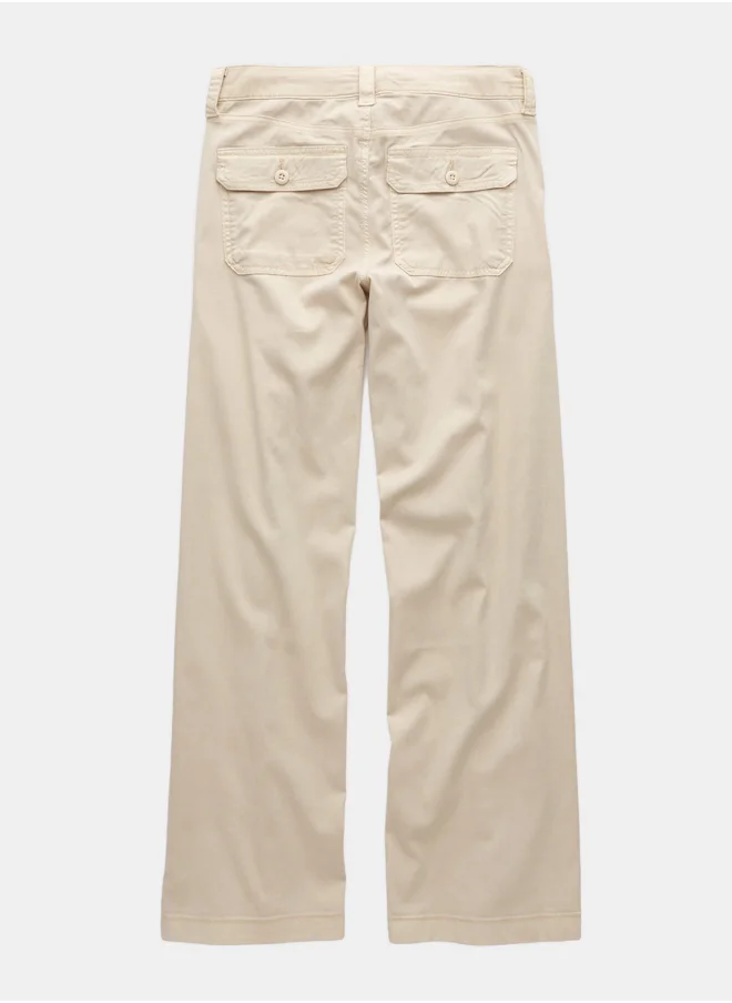 American Eagle AE Stretch Low-Rise Baggy Wide-Leg Pant