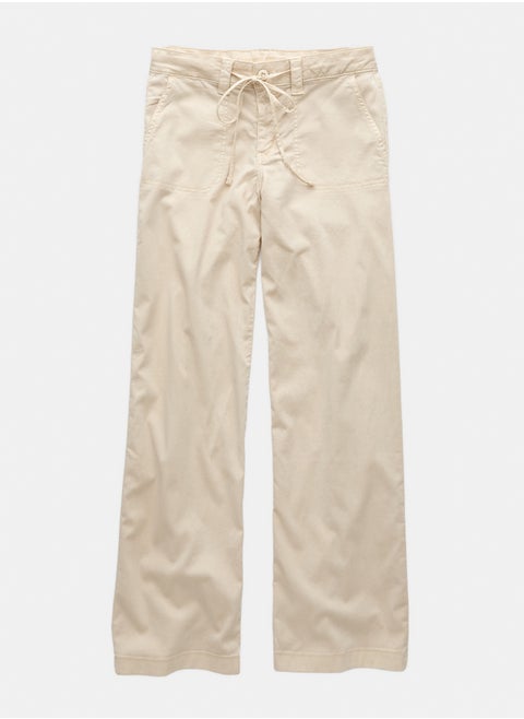 AE Stretch Low-Rise Baggy Wide-Leg Pant