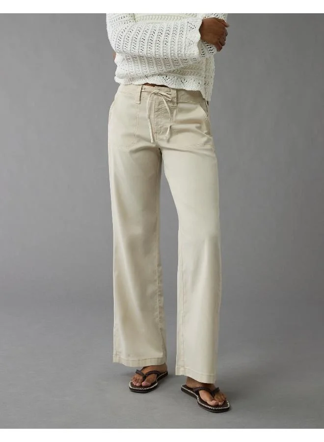 امريكان ايجل AE Stretch Low-Rise Baggy Wide-Leg Pant