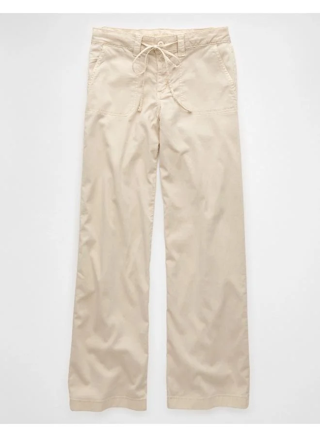 American Eagle AE Stretch Low-Rise Baggy Wide-Leg Pant
