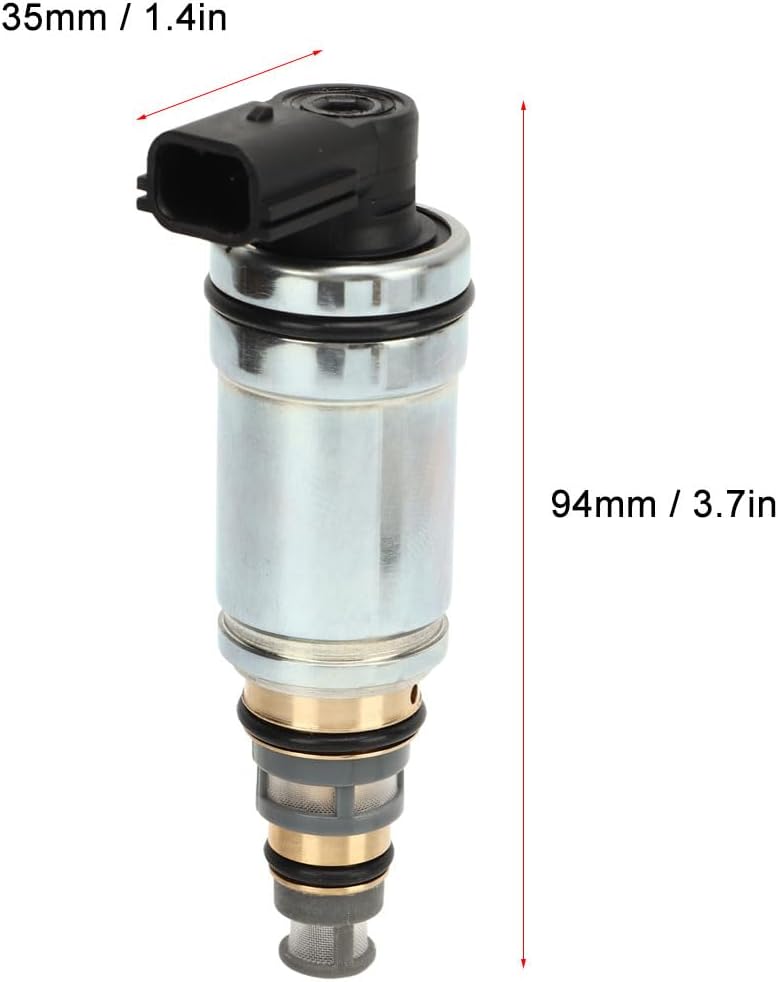 AC Compressor Electronic Control Valve, AC Compressor Control Solenoid Valve Metal Air Conditioning Compressor Control Valve 6425920509601 for CSE613C GL ECV13C Model - Image 5