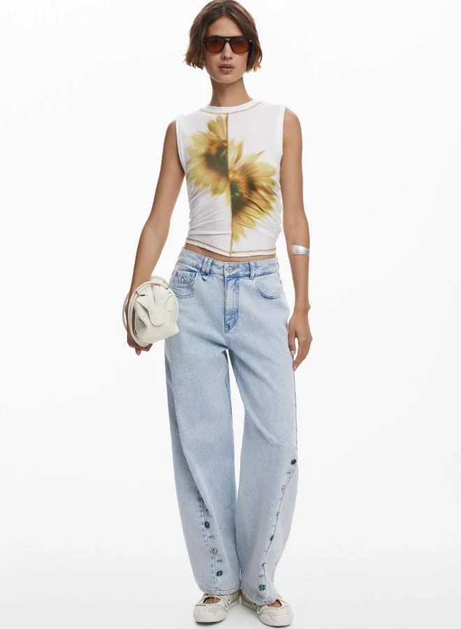 ديسيجوال تي شيرت عباد الشمس ليوسيل