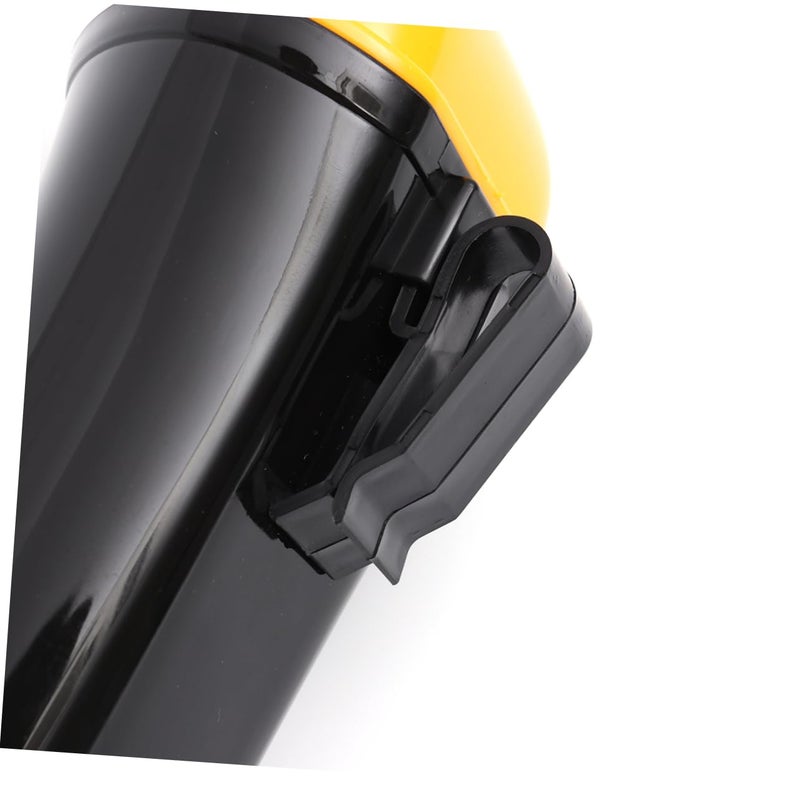 Leakproof Portable Car Trash Can with Clip Organizer Yellow Space Saving Auto Dustbin - Image 4