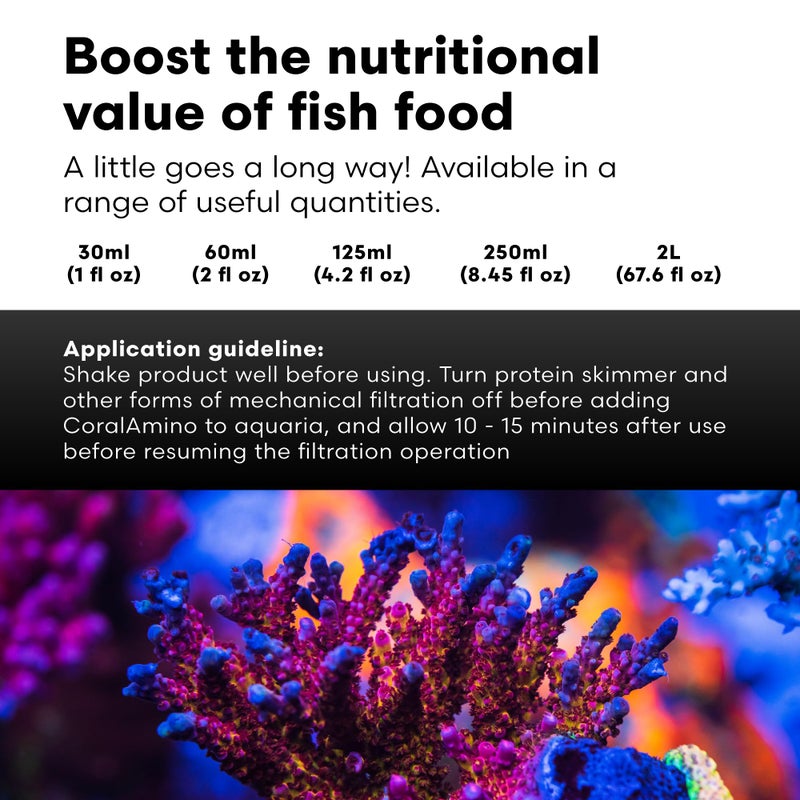 Brightwell Aquatics CoralAmino - Complex of Amino Acids for Corals - Coral Food for Aquarium Coral Growth - Saltwater Aquarium Treatments, 8.45 fl oz - Image 5