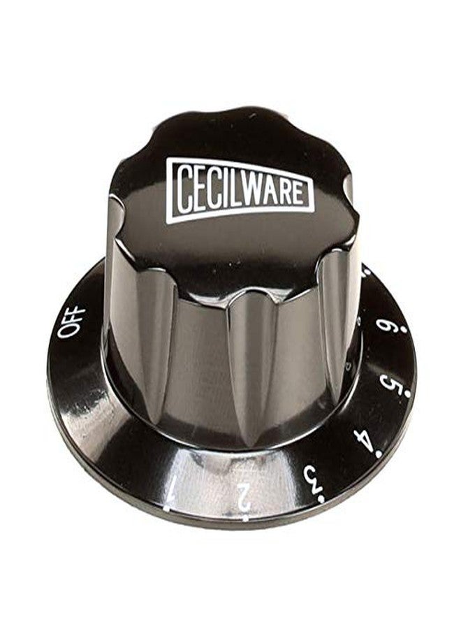 Grindmaster-Cecilware 355-00070 Knob_Thermostat_Black_Deg F