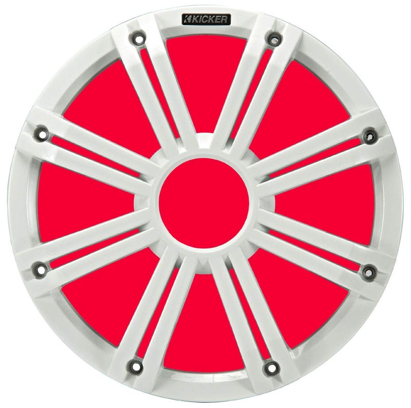 Kicker KMG10 10Inch 25cm Grille for KM10 and KMF10 Subwoofer LED White
