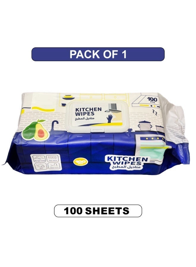 مناديل تنظيف متعددة الأغراض من زاتوز، عبوة من قطعتين - 100  منديلًا - Image 1