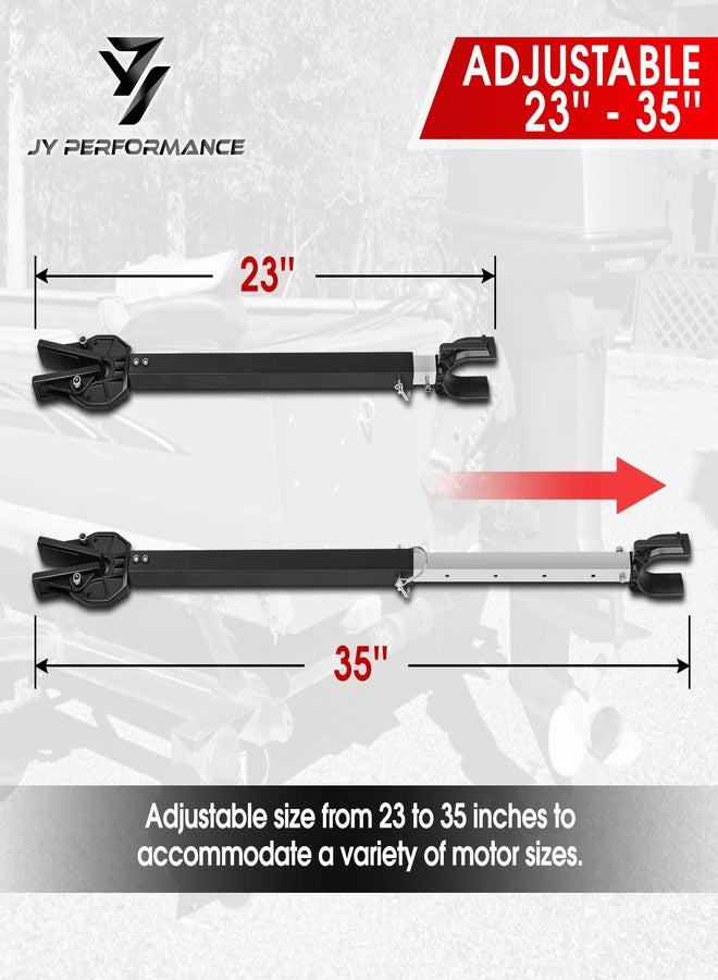 JY PERFORMANCE Adjustable Boat Transom Saver for Outboard Motor, Boat Motor Transom Support with Composite Head for Outboard Motor - Image 3
