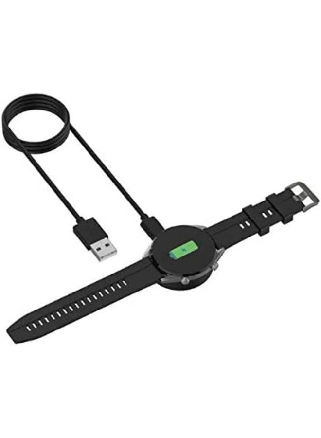 SHOPI USB Wireless Charging Dock Cradle For Huawei WATCH GT Black  - Image 2