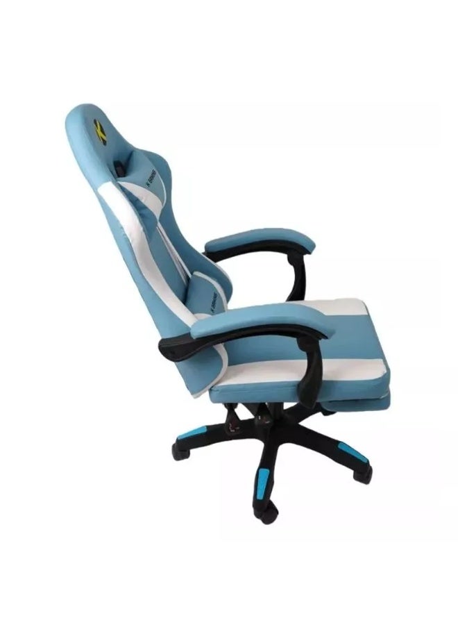 k Gaming Ergonomic Gaming Chair Adjustable Recline with Footrest PU Leather Linkage Armrest - Image 4