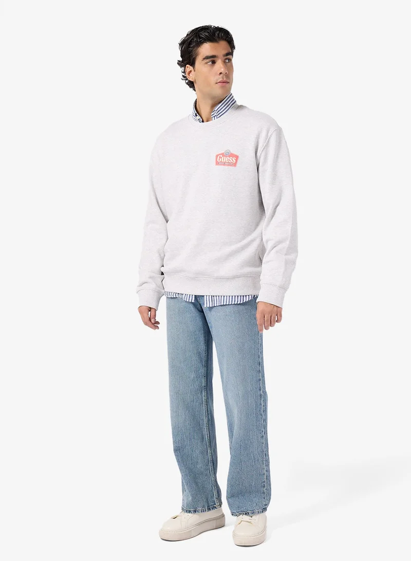 GUESS  Crew Neck Royal Crewneck for Men | Best Price UAE