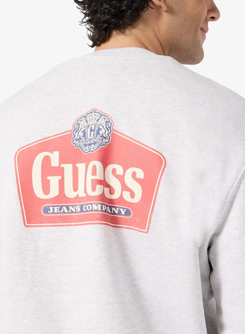 GUESS  Crew Neck Royal Crewneck for Men | Best Price UAE