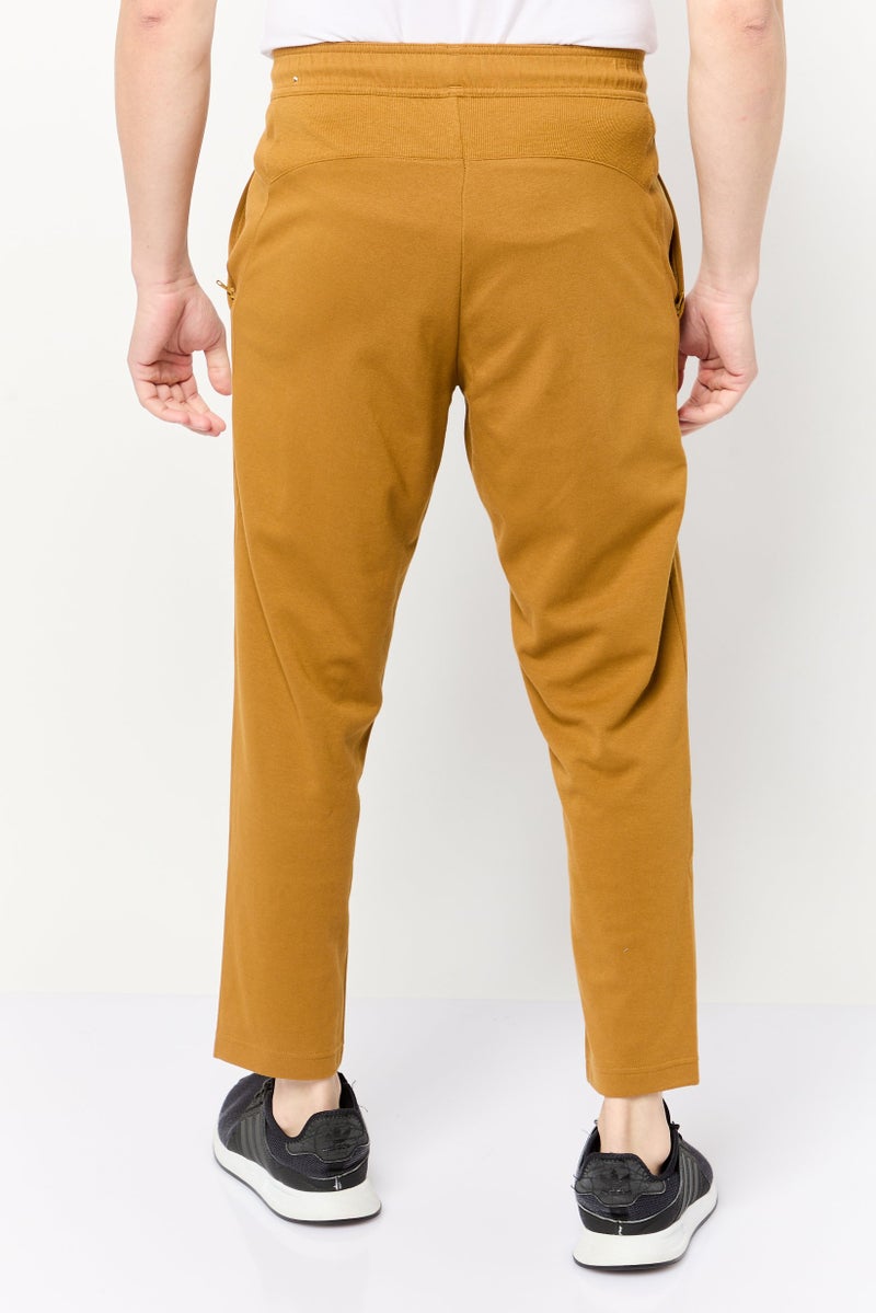 Adidas Men Sportswear Fit Drawstring Training Track Pants, Dark Mustard  - Image 4