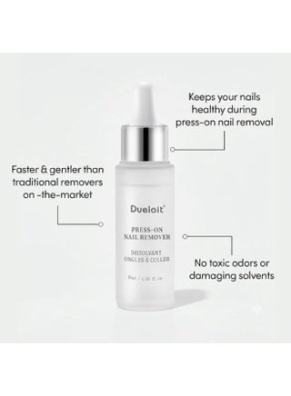 30ml Nail Glue Remover for Press on nails, Odorless, No Acetone, Gentle Press-On Nail Remover Serum for Fake Nails,Fake Nails Multi-Functional Remover for Nails Tips, Gentle Glue Remover for Gel Nail - view 3