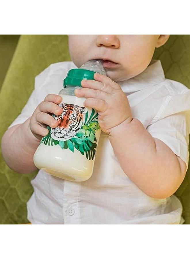 Tommy Lise Wide Neck Baby Feeding Bottle Sutable For 3 6 Months Wild And Free 250 Ml  - Image 3