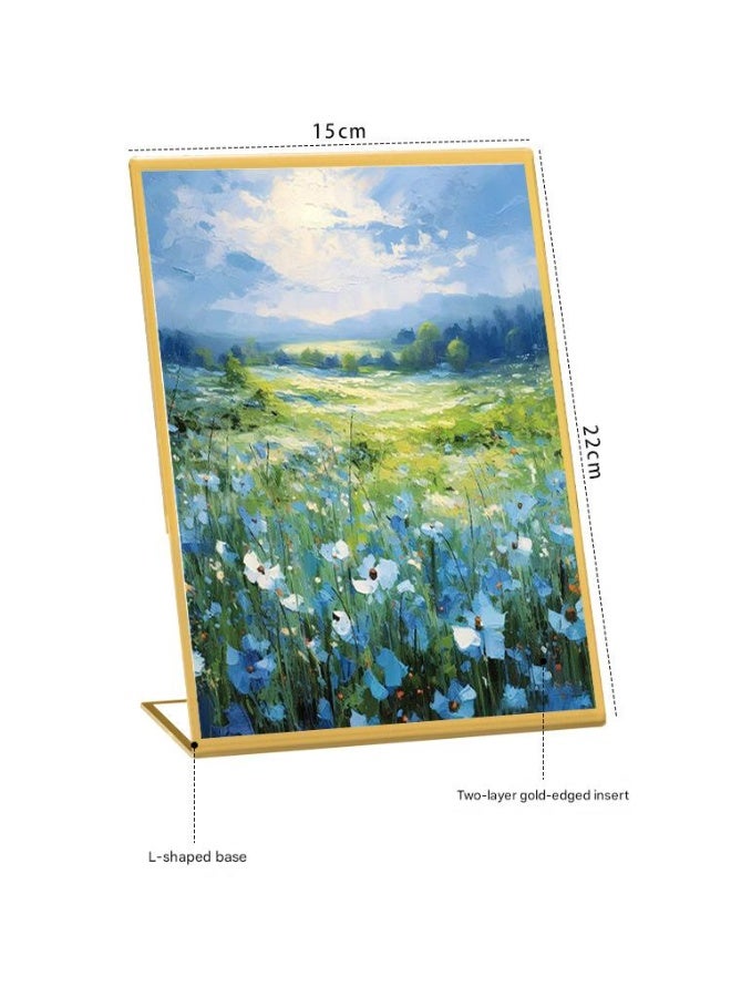 3PCS L-type acrylic signage rack, desktop display rack, poster menu rack, table number display rack, wedding double-sided transparent signage rack, ﻿ - Image 5