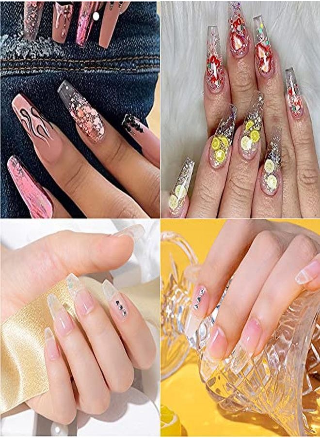 Rosalind - Rylic Poly Extension Gel Rosalind 2 Pcs 30Ml Poly Nail Gel Kit Nail Builder For Clear Nail Art Decoration Nail Thickening Poly Nail Gel Tube Easy To Diy Use Need Uv Lamp - Image 1