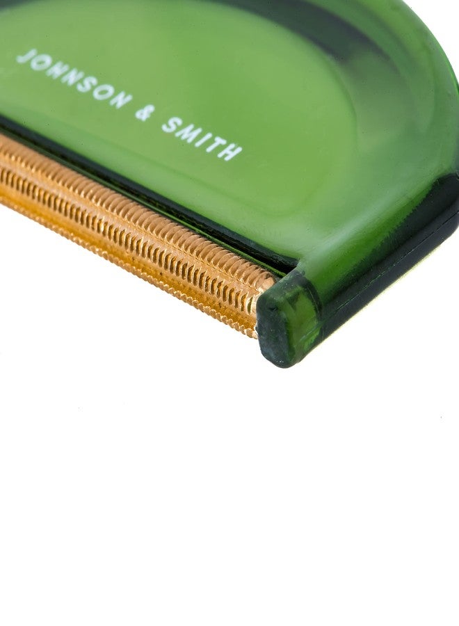 Johnson Smith Sweater Comb 2 Pack - Sweater Shaver Lint Scraper - Easy Grip Cashmere Comb - Multifunction Fabric Clothes Shaver Cashmere Pill Remover - Travel Pilling Remover Brush with Pouch - Image 3