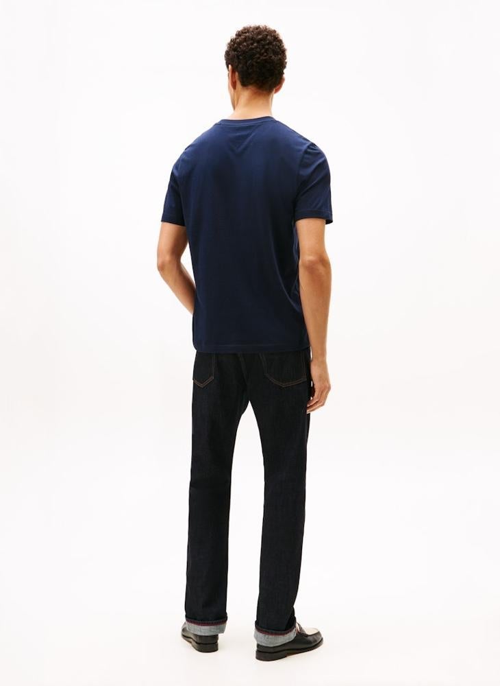 تومي هيلفيغر تيشيرت بياقة دائرية وشعار - Image 2