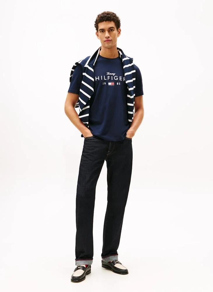 TOMMY HILFIGER  Logo Crew Neck T-Shirt for Men | Best Price UAE