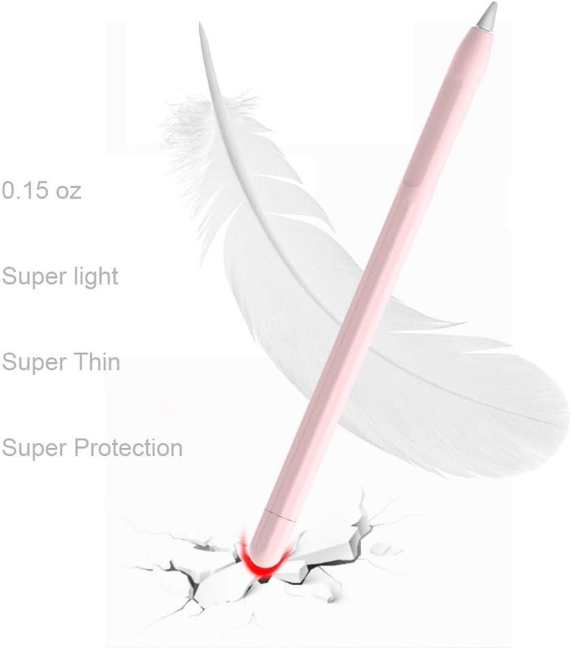 غطاء لقلم Apple Pencil للجيل الأول، وردي، متوافق مع iPad - Image 3