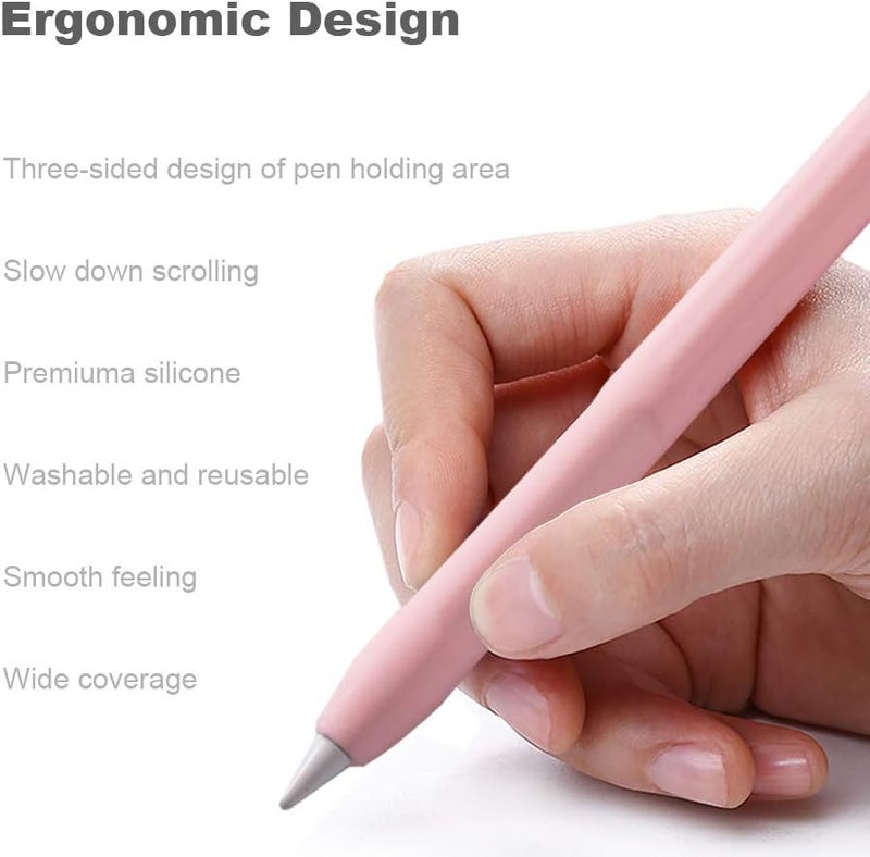 غطاء لقلم Apple Pencil للجيل الأول، وردي، متوافق مع iPad - Image 5
