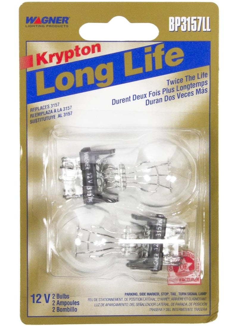 Wagner Wagner BP3157LL Long Life Multi-Purpose Light Bulb Card of 2  - Image 3