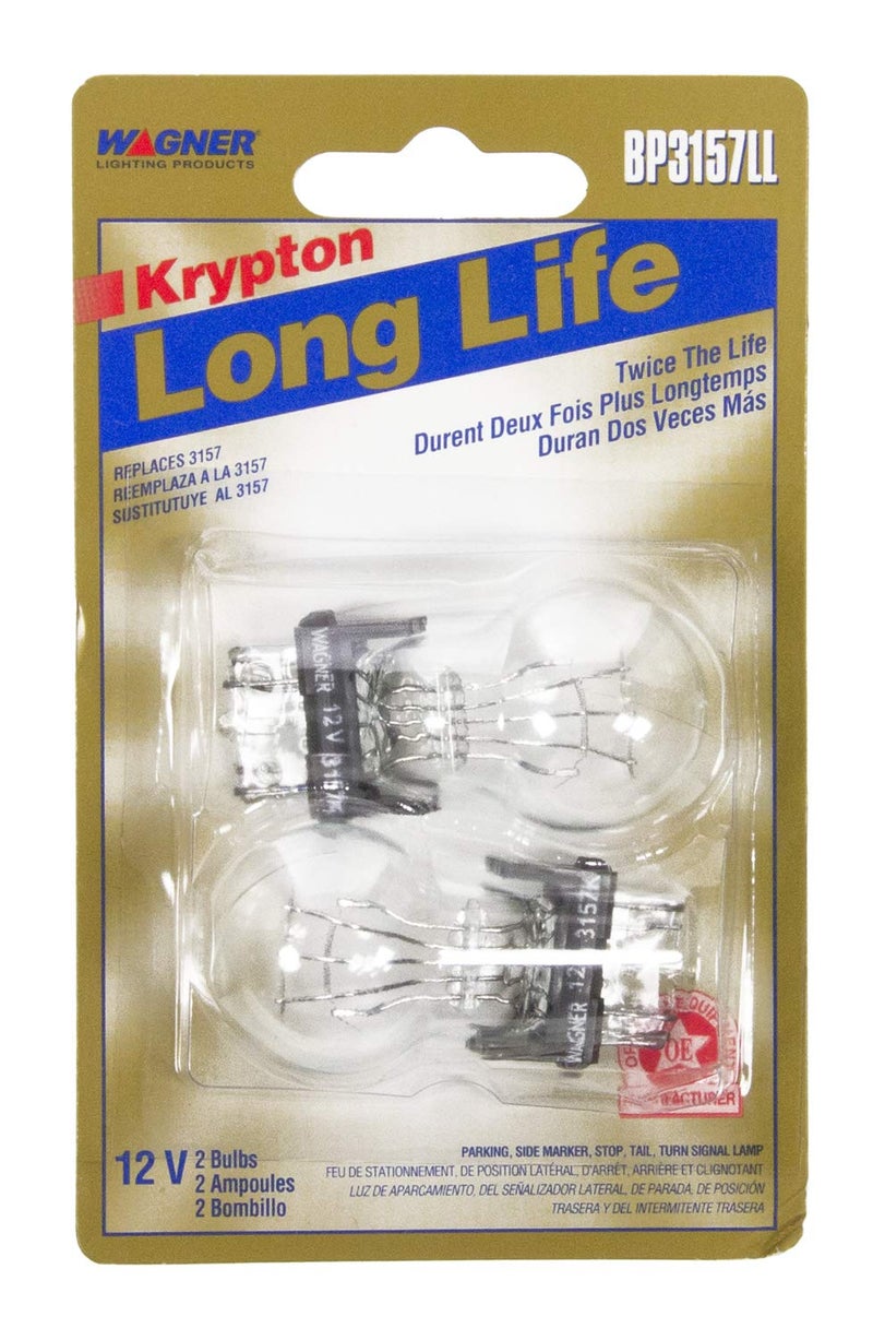Wagner Lighting BP3157LL Long Life Multi-Purpose Light Bulb Card of 2 - Image 2