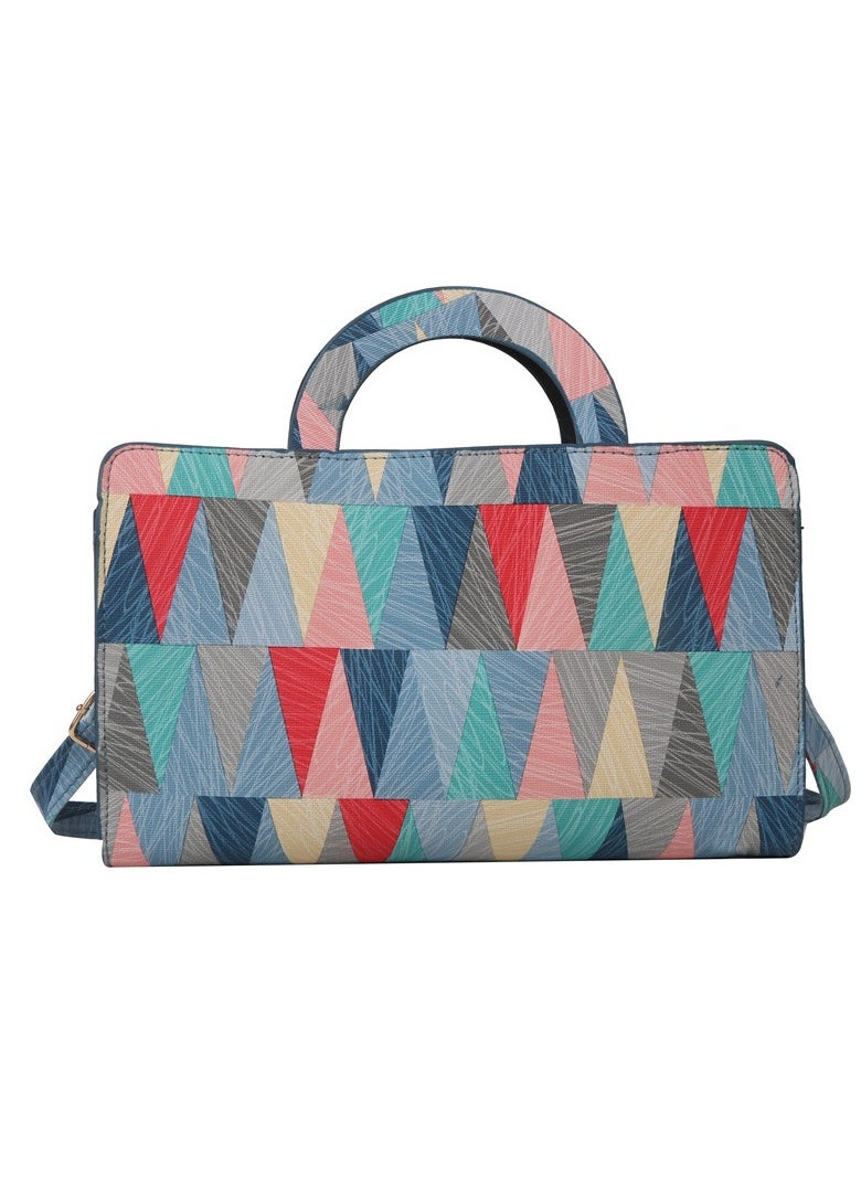 KUYING New Color Blocking Trendy Single Shoulder Crossbody Small Square Bag  - Image 1