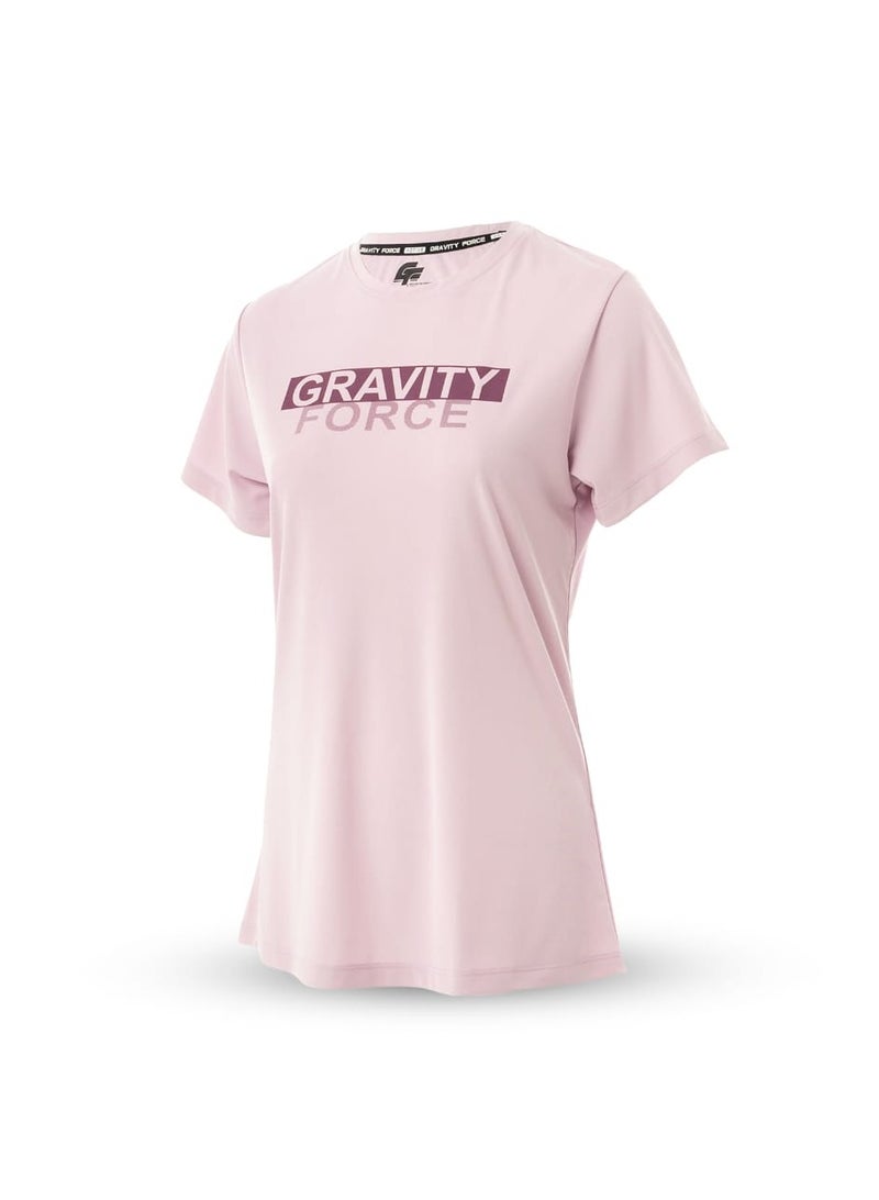 گریوِٹی فورس تيشيرت تدريب نسائي ضاغط من جرافيتي فورس – سريع الجفاف، قابل للتنفس ومريح للرياضة والجيم - Image 1