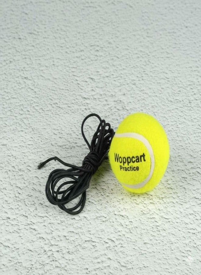 WOPPCART كرة كريكيت تنس معلقة للأطفال من WOPPCART، سهلة التعليق ومثالية للتدريب الداخلي والخارجي، كرة حبل معلقة للأولاد والبالغين، لون أخضر (عبوة من قطعة واحدة) - Image 1