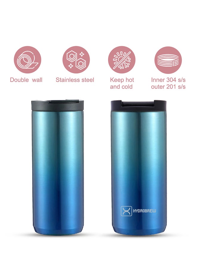 Double Wall Insulated Tumbler Water Bottle - Blue - 400Ml - pzsku/Z32333A5B51DAA83B1FBFZ/45/_/1723187764/bc2dd077-d28d-429b-a6e0-ba5ebbedccc6