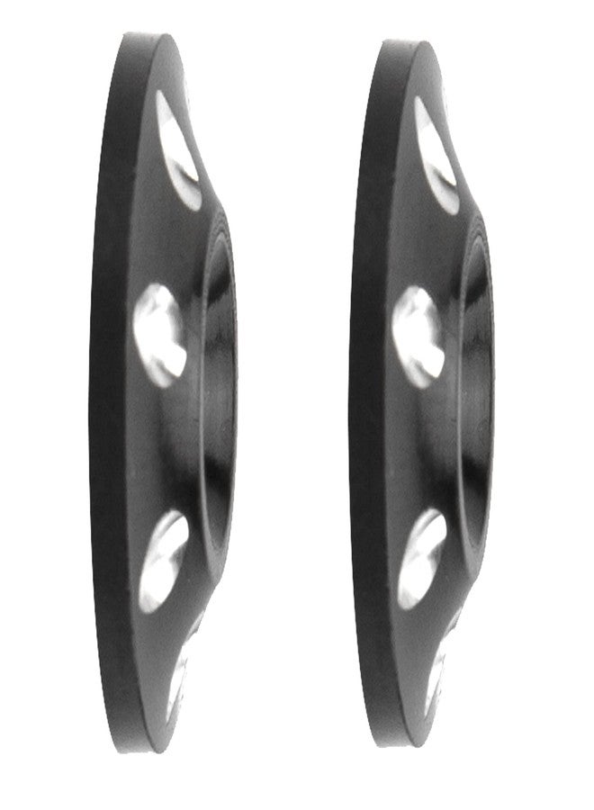 Vgoohobby 2Pcs Vgoohobby RC Metal Rear Wing Buttons Gasket,Universal Rear Fixed Tail Protection Spacer Compatible with 1/10 RC Off Road Short Truck Buggy Racing Car (Black) - Image 5