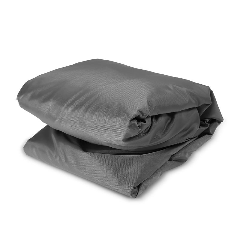 Waterproof Kayak Cover: 5.5m Grey, UV & Waterproof & Anti-dust - Adjustable Roll And Clip Closure, Easy To Operate Without Tools for Beach Or Backyard Storage - Image 3