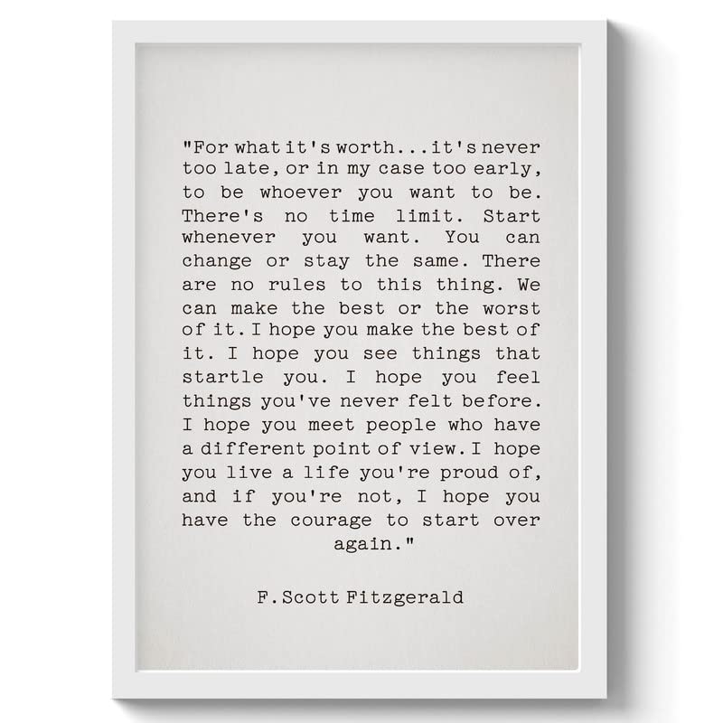 SC CREATIVES Book Readers Quotes Wall Frame Wall Hangings 12 x 9 Inches Ready To HangWood White