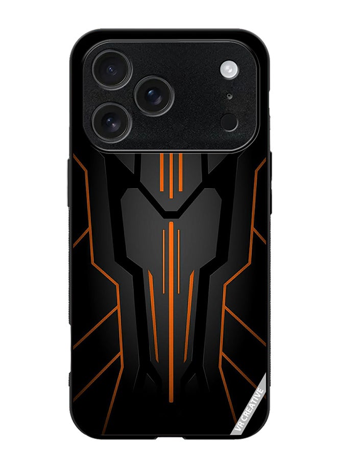 VR CREATIVE Protective Case Cover For Apple iPhone 17 Pro Max Black Sark Design Multicolour