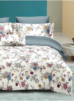 Master Home Textile Master Home Textile Velvet  Printed Comforter Sets, 4 Pcs Single Size, Fits 120 x 200 cm Single Size Bed, Soft, Warm  - Image 1