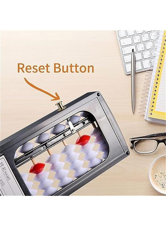 BWSJ Math Abacus,Digits Arithmetic Tool,13 Column Digit Standard Abacus With Reset on School Supplies,Bead Arithmetic Counting Abacus - Image 2