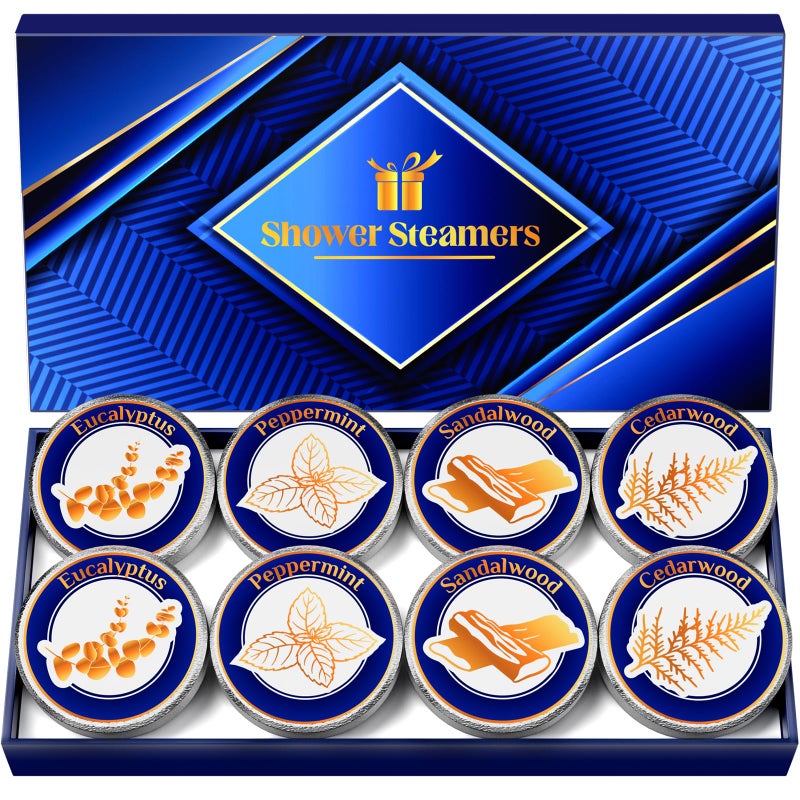 Sanyi Shower Steamers for Men, Easter Basket Stuffers, Shower Bombs Aromatherapy Relaxation SPA Birthday Gifts for Husband Boyfriend Teen Boys - Image 1