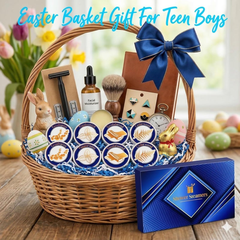 Sanyi Shower Steamers for Men, Easter Basket Stuffers, Shower Bombs Aromatherapy Relaxation SPA Birthday Gifts for Husband Boyfriend Teen Boys - Image 2