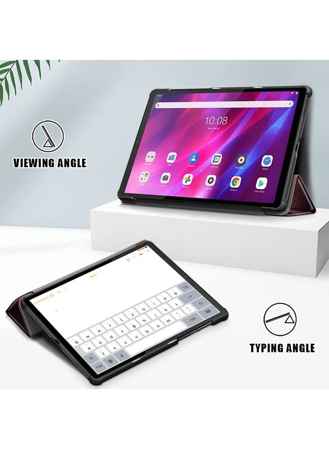 Gylint حافظة لجهاز Lenovo Tab K10 2021، حافظة فوليو قابلة للطي رقيقة جداً من جلد PU مع حامل لجهاز Lenovo Tab K10 2021 TB-X6C6 / M10 Plus (الجيل الثاني) TB-X606F TB-X606X 10.3" تابلت جرافيتي - Image 2