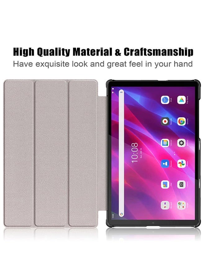 Gylint حافظة لجهاز Lenovo Tab K10 2021، حافظة فوليو قابلة للطي رقيقة جداً من جلد PU مع حامل لجهاز Lenovo Tab K10 2021 TB-X6C6 / M10 Plus (الجيل الثاني) TB-X606F TB-X606X 10.3" تابلت جرافيتي - Image 5