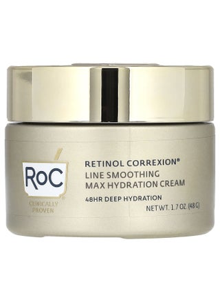 RoC, Retinol Correxion, Line Smoothing Max Hydration Cream, 1.7 oz (48 g) - pzsku/Z3233A5C62CF140443D3BZ/45/_/1745336300/c46bcea1-68ae-45fe-8ed1-a142d2915e12